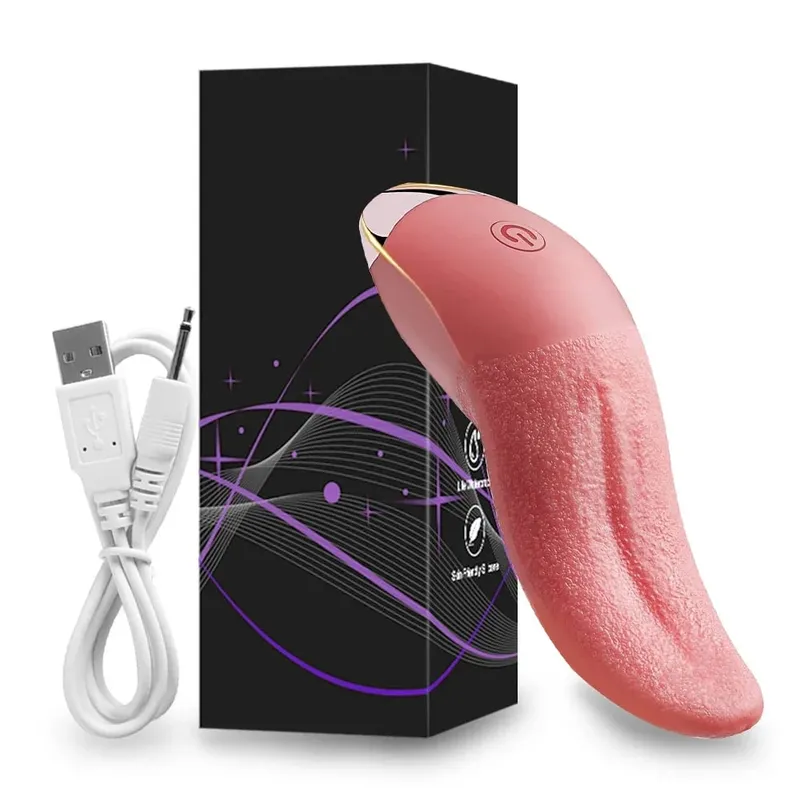 逼真舔舌玫瑰振動器女式乳頭陰蒂刺激振動器性玩具適合成年女性情侶 18 歲以上