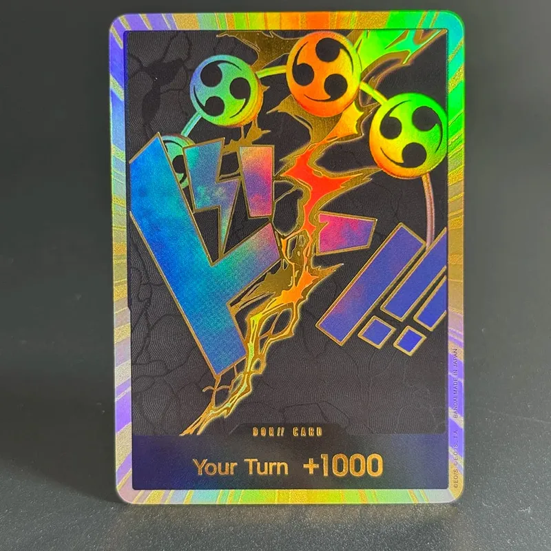 10PCS DON OPCG English TCG Gold DON!!! Collection Cards Zoro Ace Doflamingo Rebecca FOIL NM Refraction Flash Cards ToyGifts OPCG