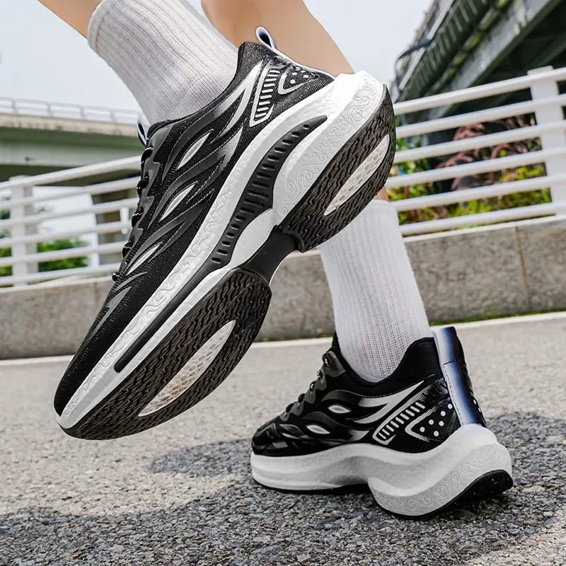 New Men's Mesh Breathable Casual Sneakers Soft Sole Non Slip Comfortable Outdoor Running Shoes Lightweight Men's Sports Shoes
