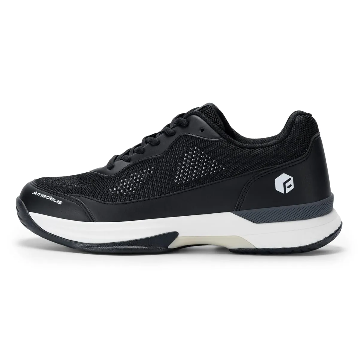 FitVille Bred Bredde Tennissko til mænd Professionel træningssneakers Åndbar skridsikker til ketsjer Sport Bue Support