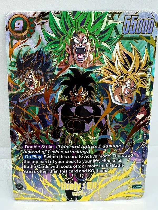 Super Card Game Fusion World Saiyan Goku Broli Toys Hobbies Hobby Collectibles Game Collection Anime Cards