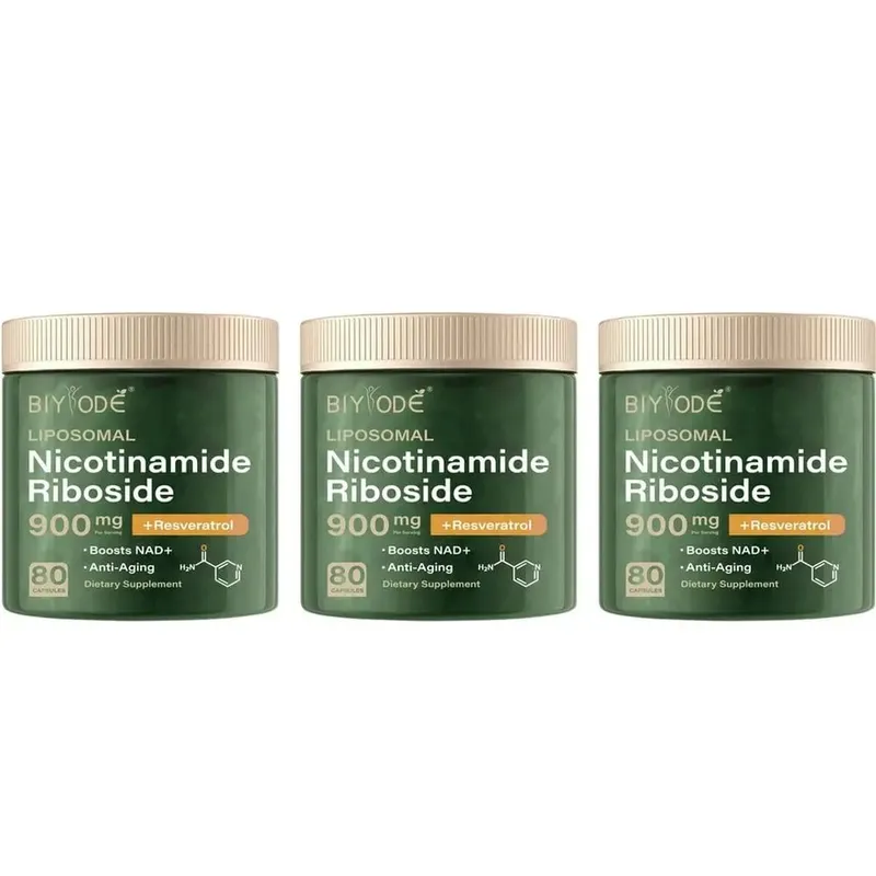 Liposomal Nicotinamide Riboside Capsules with NAD+ Boost and Quercetin Phytosome and Trans-Resveratrol 80 Capsules