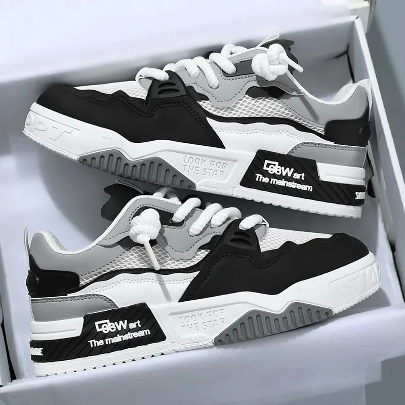 Breathable men's shoes casual skate shoes sports shoes daily fitness training outdoor hiking street walking. Unisex suitab