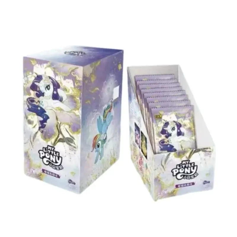 Authentic My Little Pony Friendship Forever Moon 12 11 10 Series Collectible Cards Fluttershy Anime Merchandise Gifts