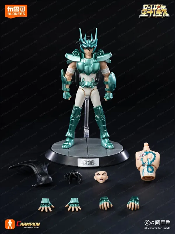 In Stock BLOKEES Saint Seiya CLASSIC CLASS Gold Saint Virgo Shaka Pisces Aphrodite Andromeda Cygnus EX Gold Assembled Model Toys
