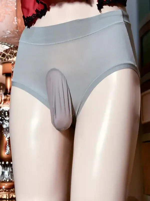 Men Sheer Shiny G 스트링 시시 U 볼록한 주머니 끈 팬티 통기성 속옷 시스 브리프 유니섹스 고탄성 플러스 섹시한