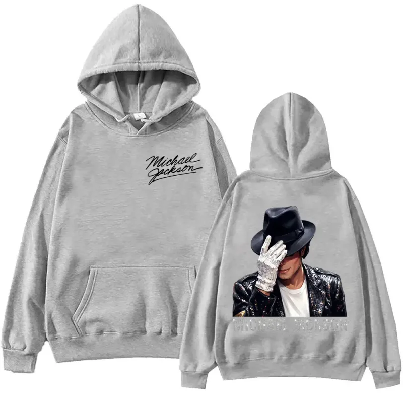 Limited Michael Jackson Classics Hoodie Men Women Fashion Punk Rock Pullovers High Quality Fleece Long Sleeve Hooded Sweatshirts