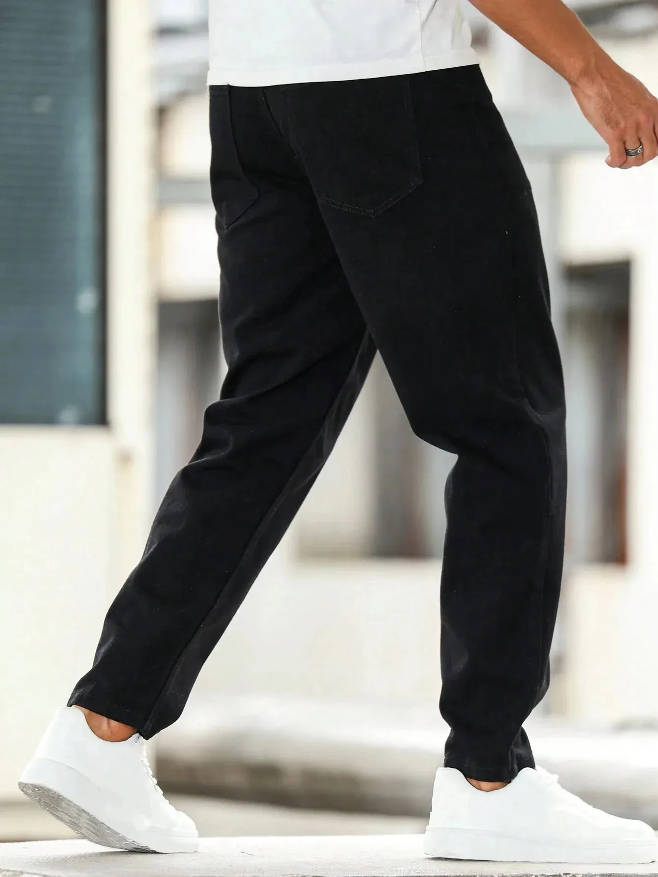 Black Slim Fit Jeans Pant for Man Unisex Drip Y2k Original Modern Denim Pants No accessories or belts included