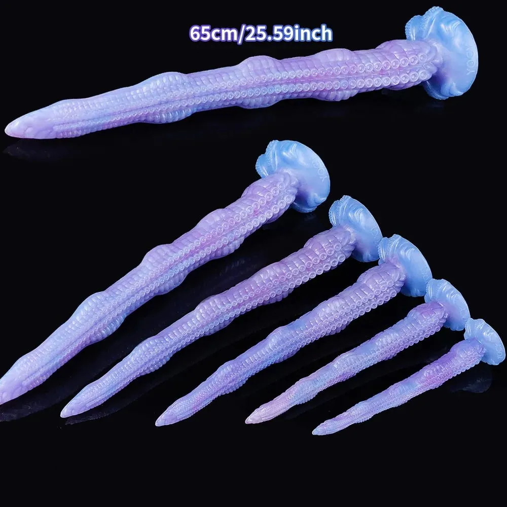 XL Size Super Long Octopus Dildo Fantasy Dildo With Suction Cup Silicone Tentacle Anal Sex Toy For Women Men Anal & G-Spot Massage