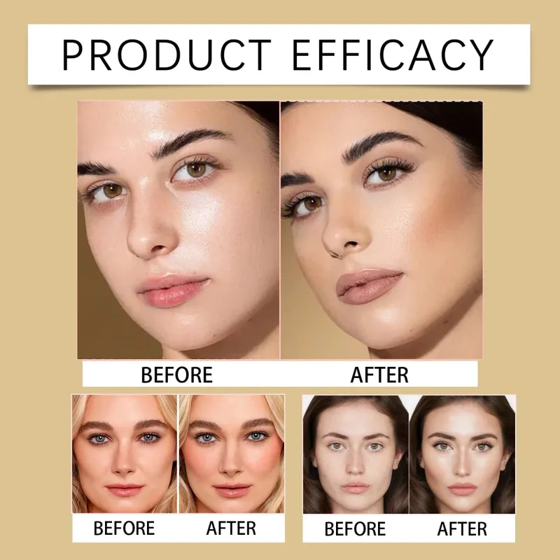 Makeup Palette Eyeshadow Highlighter Blush Bronzer All-in-One Face Palette Shimmer Matte Travel Size Cosmetic Kit Holiday Gift