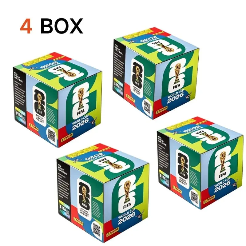 2026 FIFA World Cup Authorized Sticker Box & Album Bundle Must-Have Football Memorabilia Gift for Hobbyists