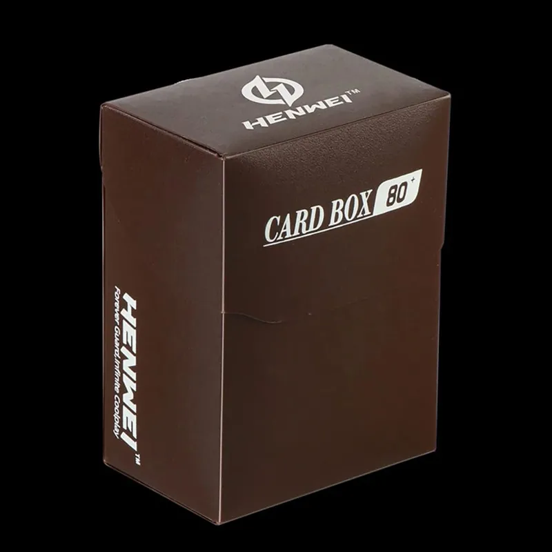 80+Card Deck Box PP Material Portable Many Color TCG Cards Case for MTG/YGO/TCG Gathering PP Storage