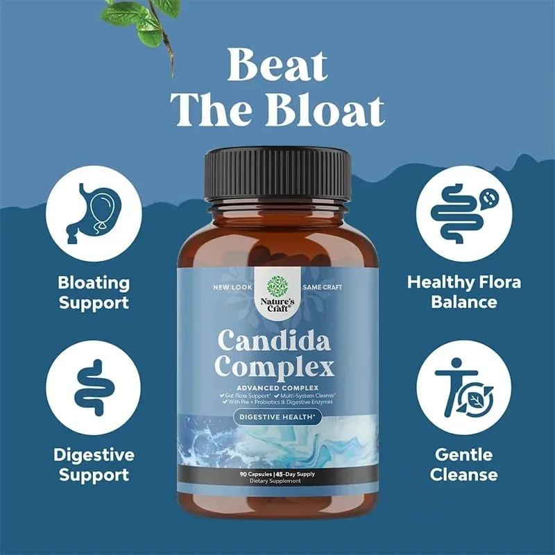 Candida Complex — пробиотики и пищеварительные ферменты. Натуральные ингредиенты для поддержания здоровья пищеварительной системы и баланса кишечной флоры.