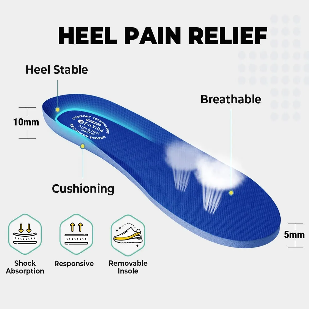 FitVille Sepatu Slip On Lebar Untuk Pria Sepatu Hiking Jalan Kaki Sepatu Loafer Trekking Luar Ruangan Penopang Lengkung Kotak Jari Kaki Lebar Tahan Slip