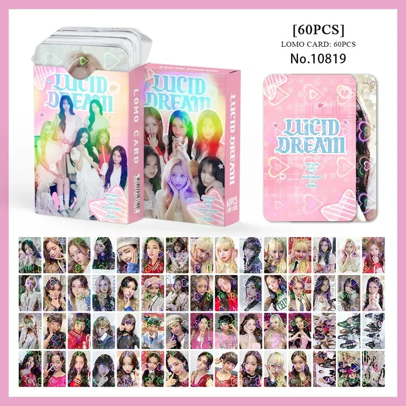 60 stks LUCID DREAM Fotokaart Fotokaarten Kpop Merch Lomo Kaarten Set Fans Collectie Kaarten Cadeau