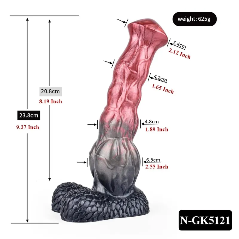 Silicone Horse Dildo Long Penis Anal Plug Huge Knot G-spot Vaginal Stimulator with Suction Cup Adult Sex toy for Women Men