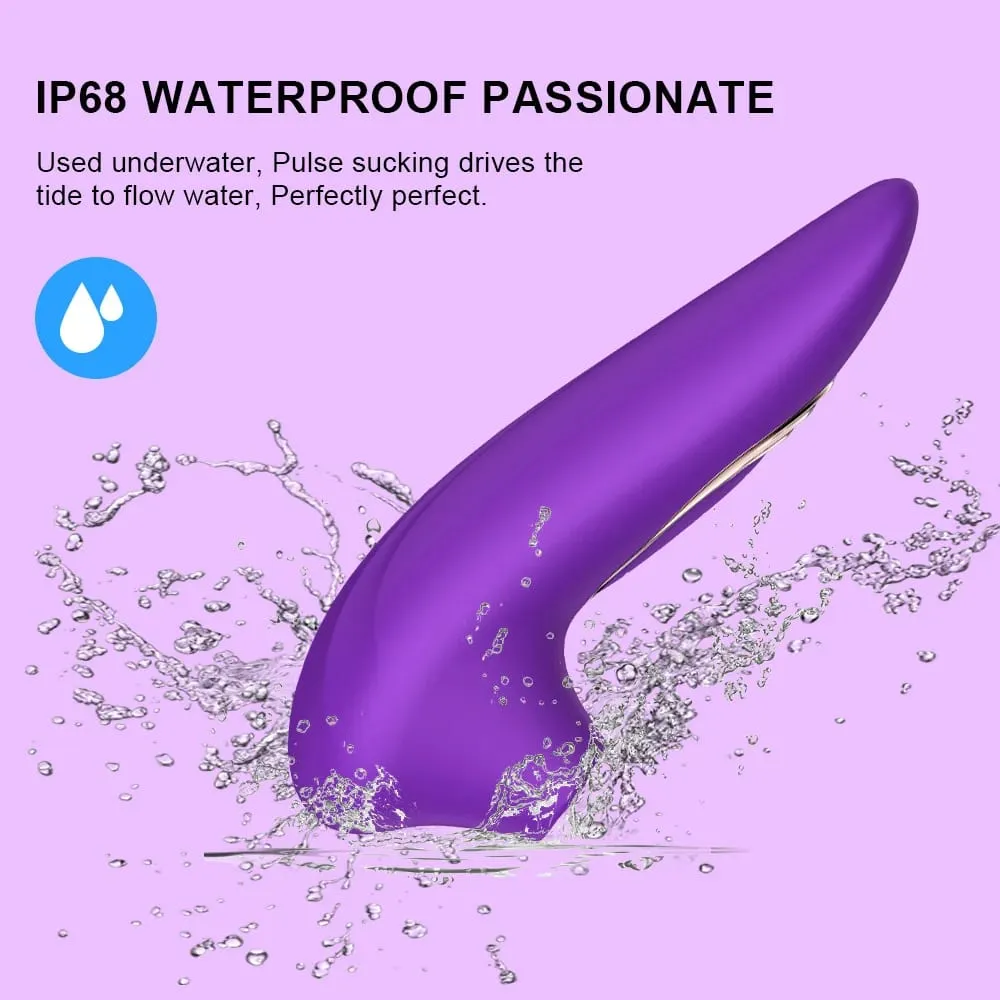 Powerful Vacuum Pulse Clitoral Sucking Vibrator Nipple G Spot Oral Massager USB Rechargeable Waterproof Adult Sex Toy for Women