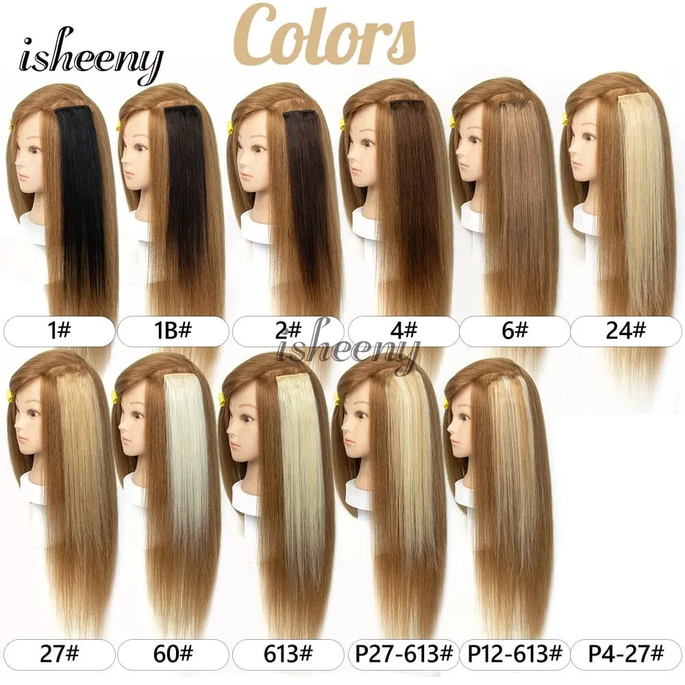 12"-18" Invisible Short Hair Pad Clip In Remy Human Hair Extensions 5pcs/pack Mini Clip In Hair 2 Clips On Machine Hair Weft