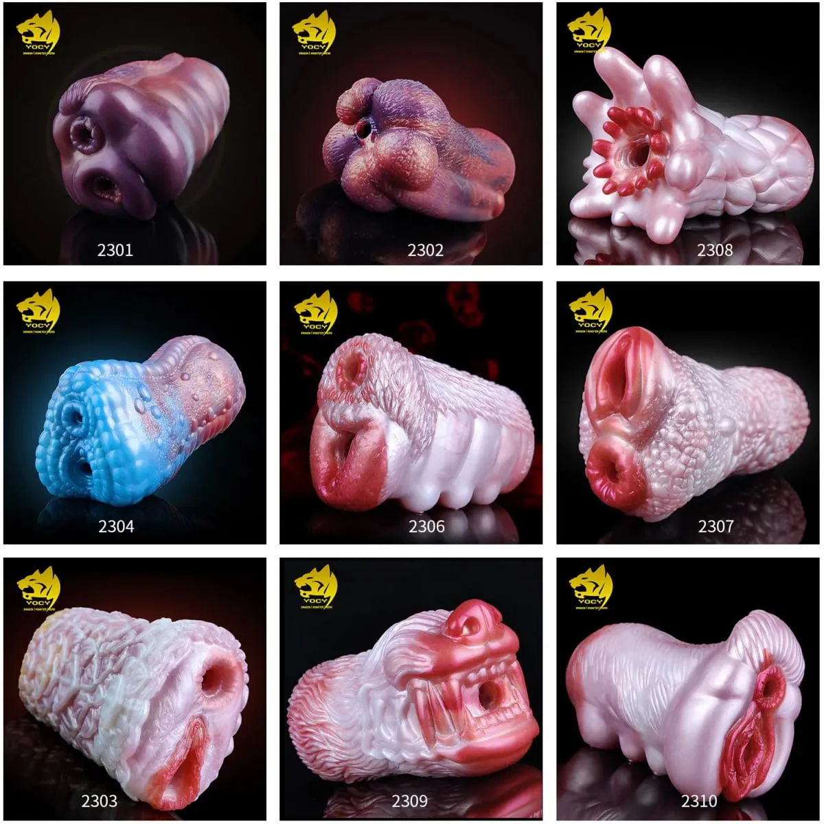 Fantasy Male Masturbator Small Flaws Silicone Sex Toy Horse Wolf Dog Pussy Stroker