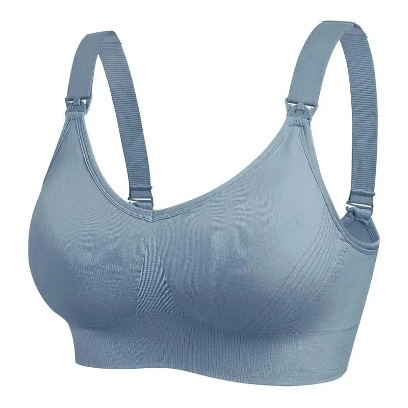1pcs Maternity Nursing Bras Pregnant Women Skinny Breastfeeding Clothing Underwear Female Breathable Push Up Bra
