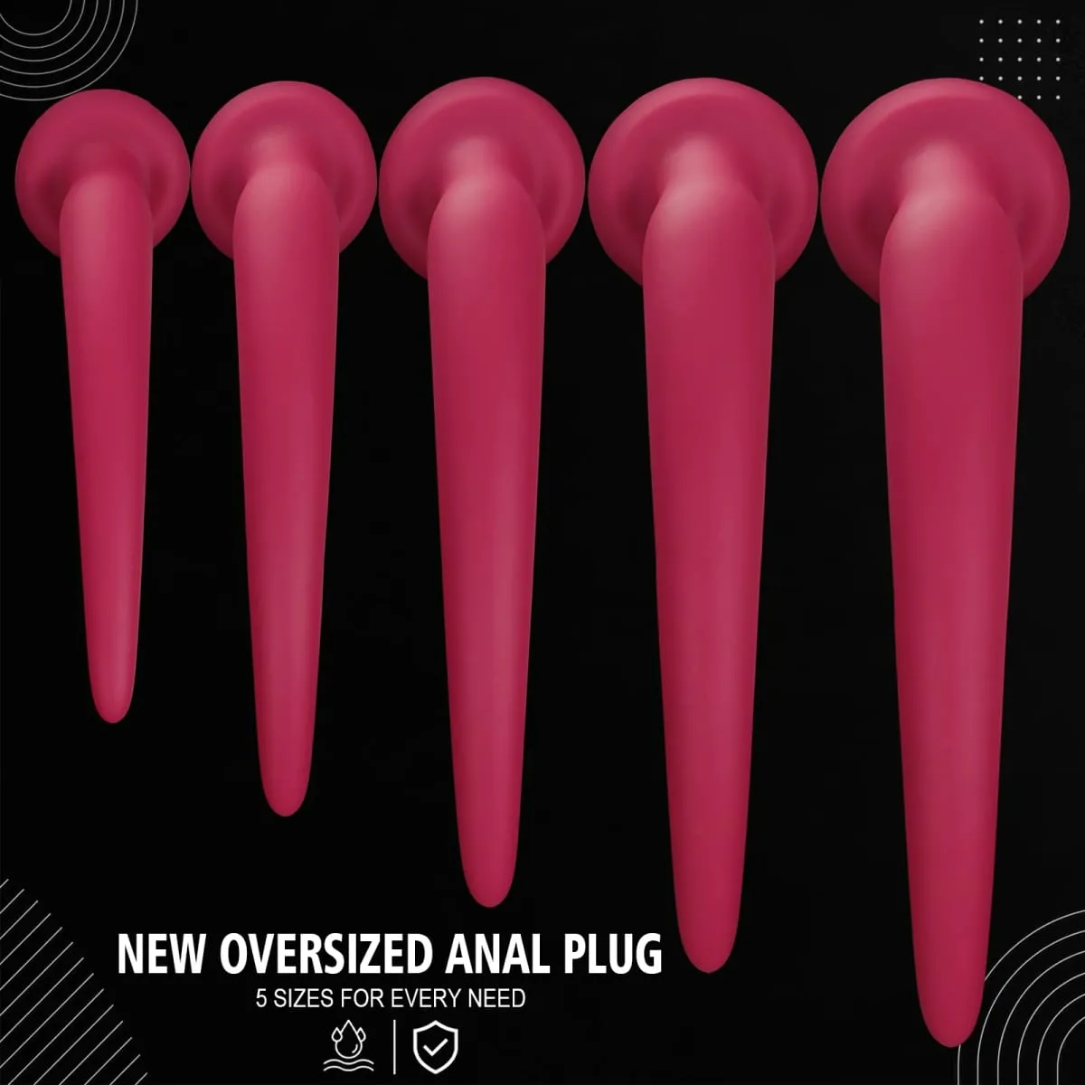 Tapón Anal enorme y súper largo de 66cm, tapones para los glúteos grandes y gruesos, juguete dilatador Anal de entrenamiento, masajeador de próstata, juguete sexual Anal para adultos para mujeres y hombres
