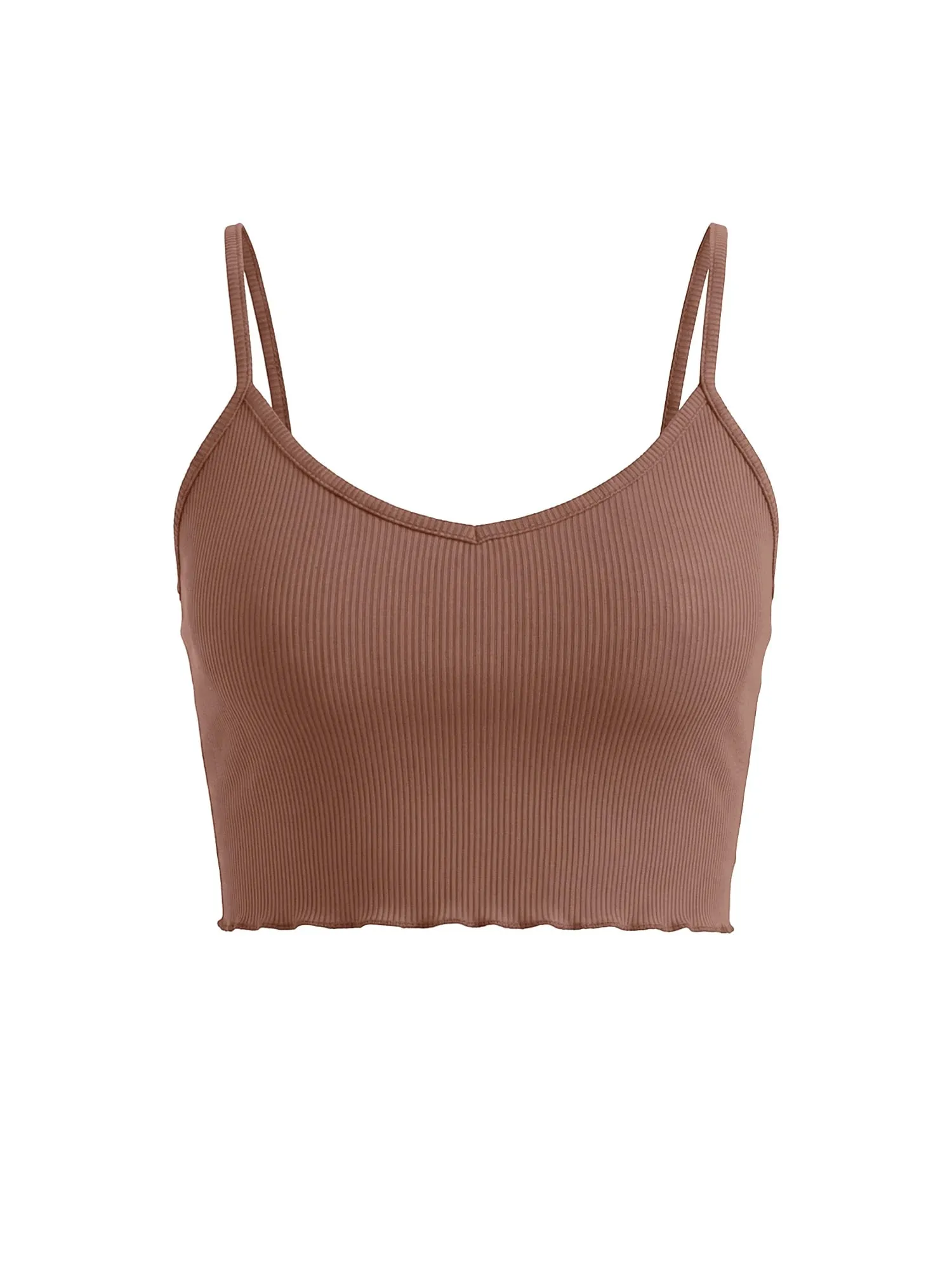 2026 New Ribbed Knit Crop Top Sleeveless Low Cut Cami Bodycon Slim Fit Basic Vest for Streetwear & Vacation — image 9