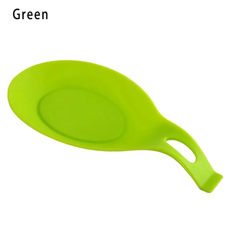 1PC Heat Resistant Silicone Spoon Shelf Chopstick Tray Pot Holder Stove Organizer Utensil Spatula Holder Spoon Pad Kitchen Tool