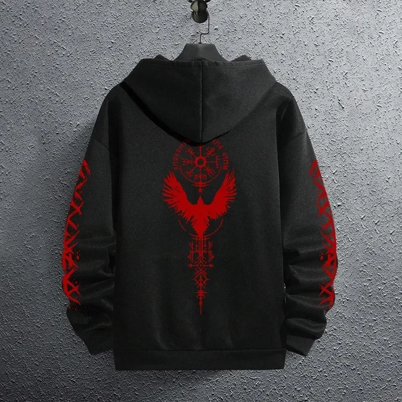 2025 Brand New Black Sweatshirts Autumn Winter Male Daily Casual Sporty Jogging Hoodie Men's Outwear Fashion Pullover — image 7
