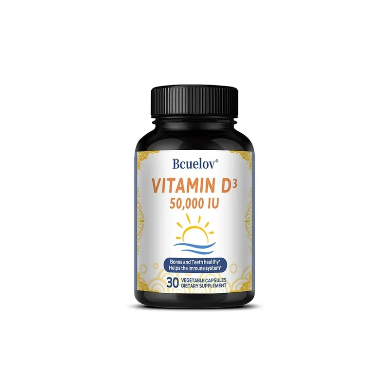 Vitamin D3 50000 IU - Bone Health & Immune Support - Non-GMO Gluten Free - Vitamin D3 Vitamin D Supplement for Men and Women