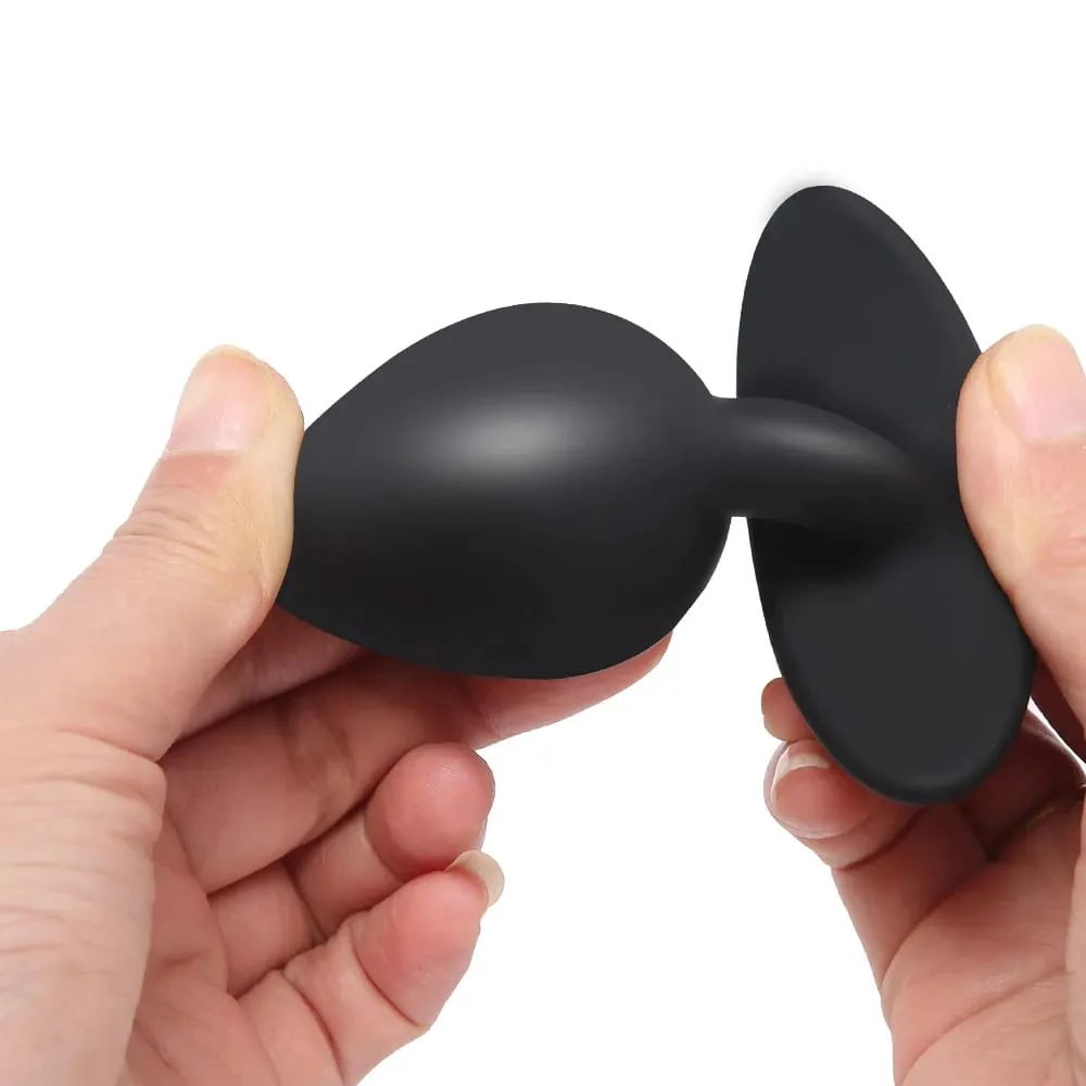 1pc Silicone Anal Plug Built-in Balls Beginner to Senior Size Buttocks G-Spot Massage Adult Sex Toys