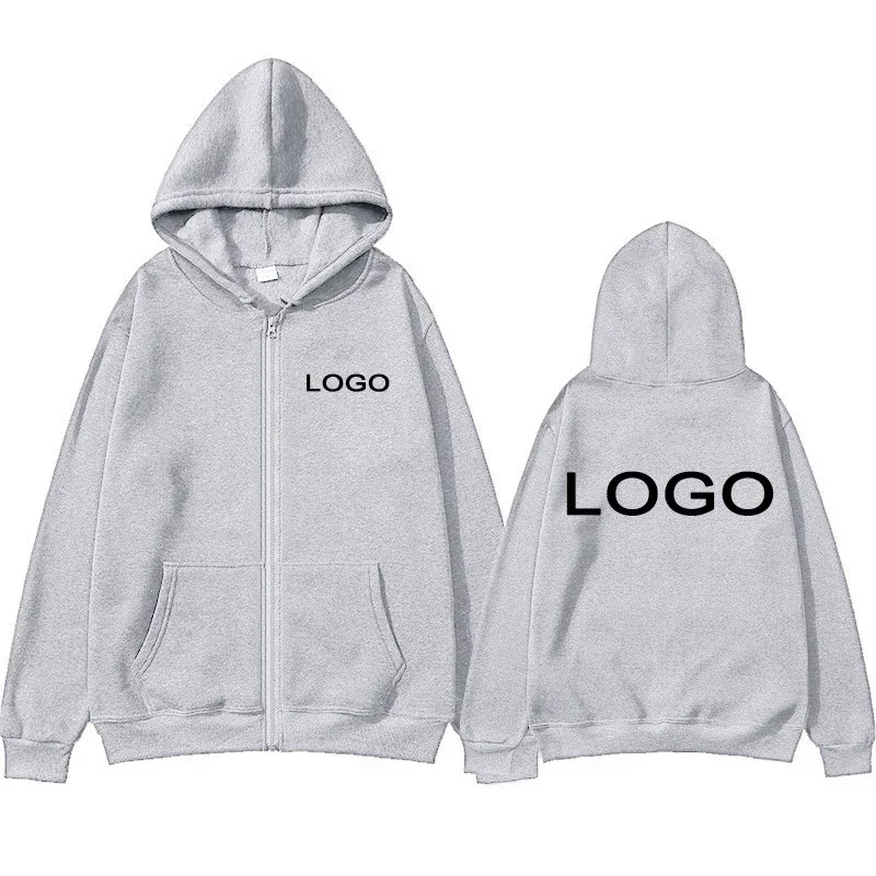 Personalizado impresso zíper hoodies moda masculina manga longa zíper até camisolas femininas casual personalidade com capuz pulôver sudadera