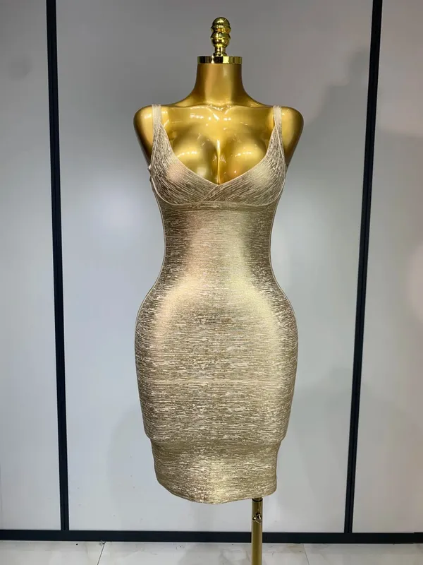 High Quality Celebrity Elegant Gold Body