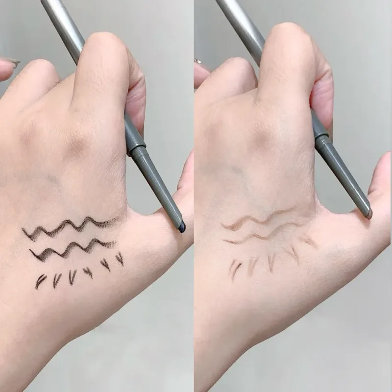 Kakashow Glue Eyeliner Sleeping Silk Brush Natural Color Long-lasting Eye Makeup Waterproof Aegyo Sal Brighten Easy Apply Makeup