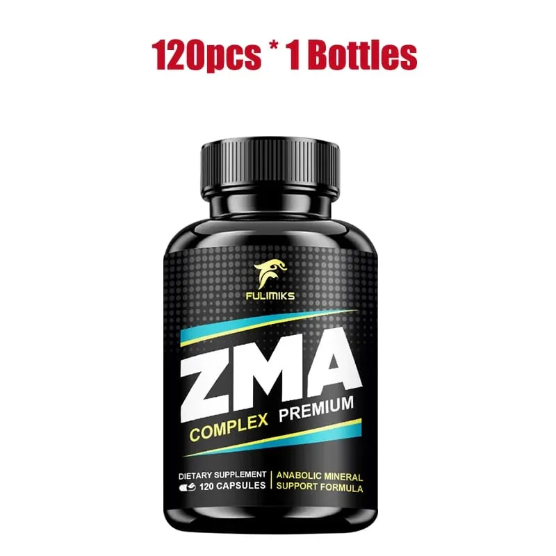 ZMA Supplements Capsules with Zinc Magnesium Vitamin B-6 Support Energy Overall Health Joint Suitable for Men & Women