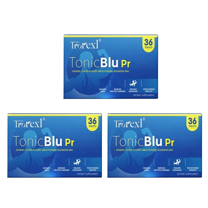 Blue Pill with Oyster Ginseng Maximum Growth Staying Power Male Supplements