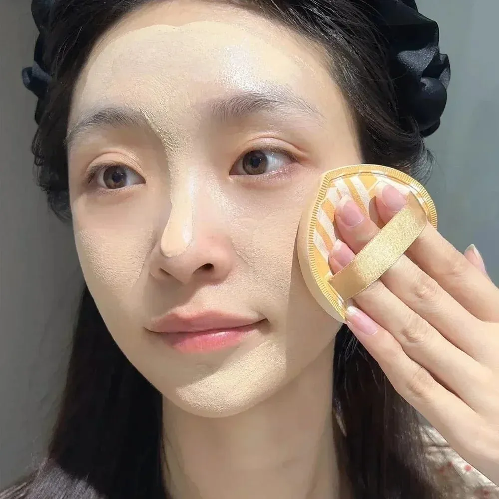 10Pcs Large Size Soft Cosmetics Puff Super Thick Wet Dry Use Concealer Foundation Sponge Cushions Face Beauty Makeup Puffs Tools