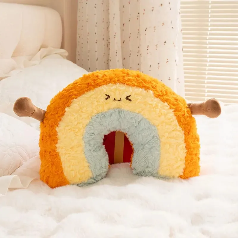 Weather Series Moon Plush Pillow Soft Fluffy Star Decor Sofa Back Cushion Cute Plush Toy Gift For Women Home Bedroom Decoration