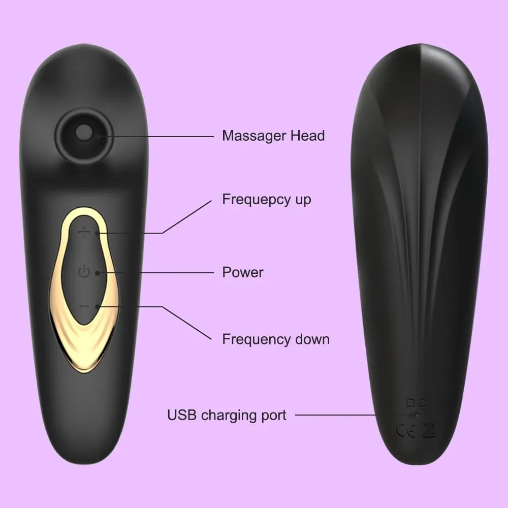 Clit Sucker Vibrator Vacuum Sucking Vibrating Clitoris Nipples Stimulator Female Masturbator Adult Goods Sex Toy for Women