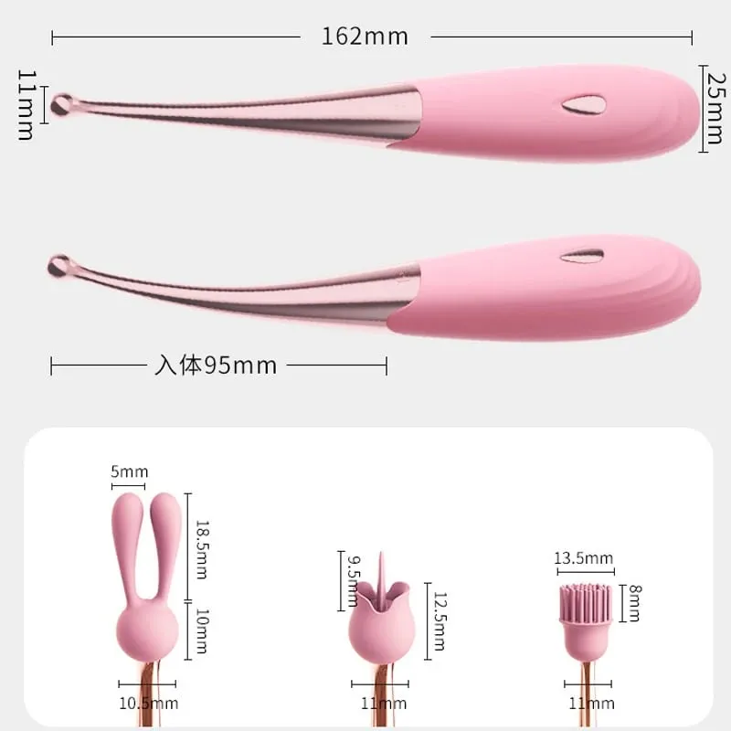 Silicone G-spot Vibrator Mini Vibrator 12 Speed Anal Nipple Clitoris Stimulator Massager Adult Sex Toys For Women Masturbator