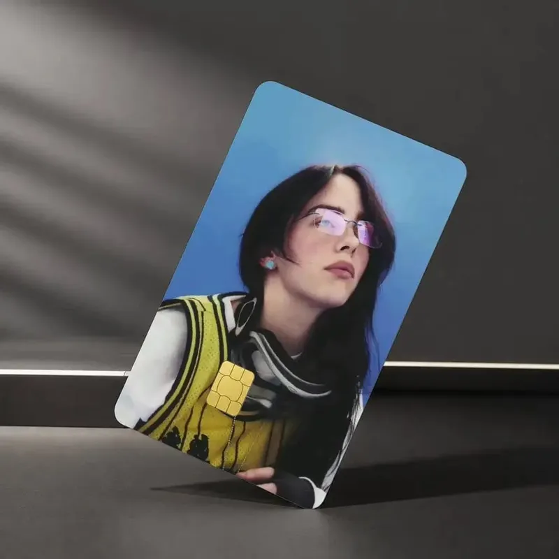 Musician Billie E-Eilish Sticker Film Tape Skin for Credit Card Debit Card Waterproof Stickers
