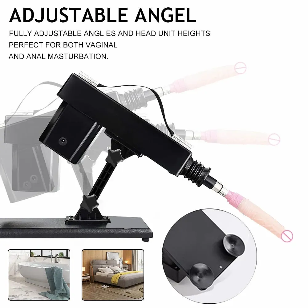 Full Automatic Bump Gun Machine Female Toy Simulation Dildo Men and Women General Water Jet Pile Driver Adult Sex Products