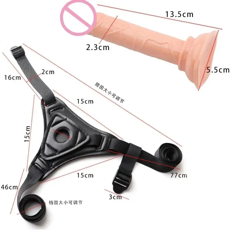 G Spot Stimulator Wearable Strap on Penis for Lesbian Adult Standard Size Panties Strap on Dildo Pants Strap Sex Toys for Women