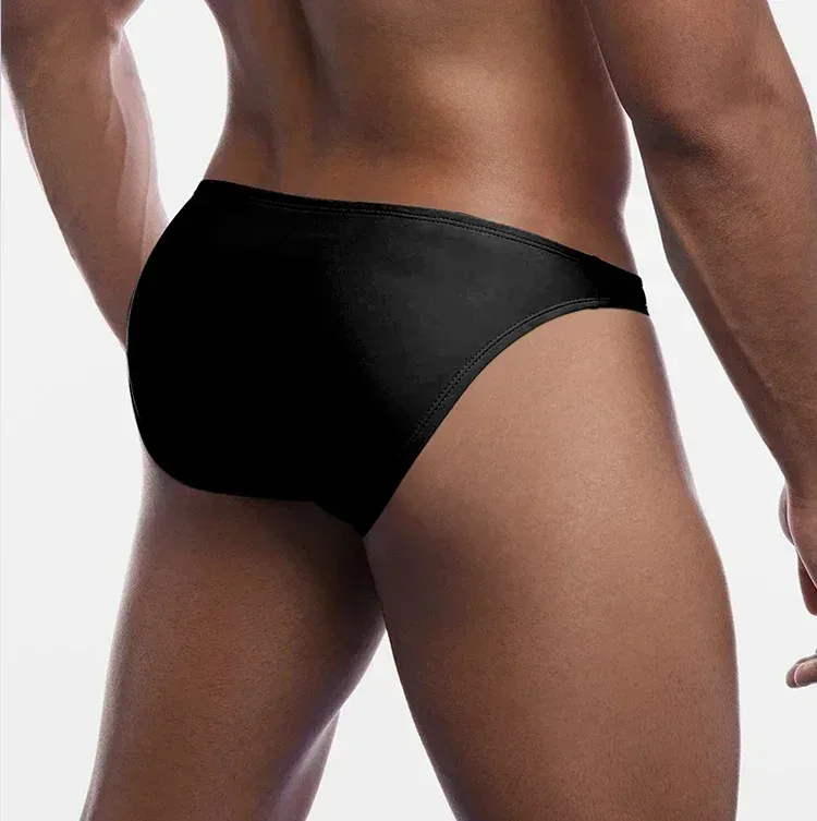 Men Modal Low‑Rise Briefs Sexy Solid Color Simple Triangle Underwear Sports Breathable Comfortable Male Panties