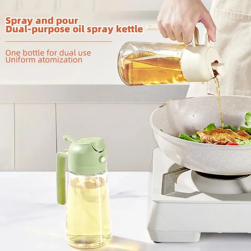 תרסיס שמני מטבח תרסיס שמן זית Cruet ספריי בית מטבח מטיגון אוויר תרסיס קמפינג מנגל בישול בקבוק שמן פלסטיק 200/300 מ"ל/500 מ"ל