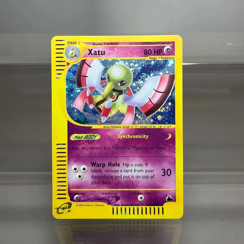 PKM-Karten Steelix Alakazam Scizor Einzelfolienkarten Raichu Slowking Game Collection-Karten PTCG-Ersatzkarten Aquapolis-Serie