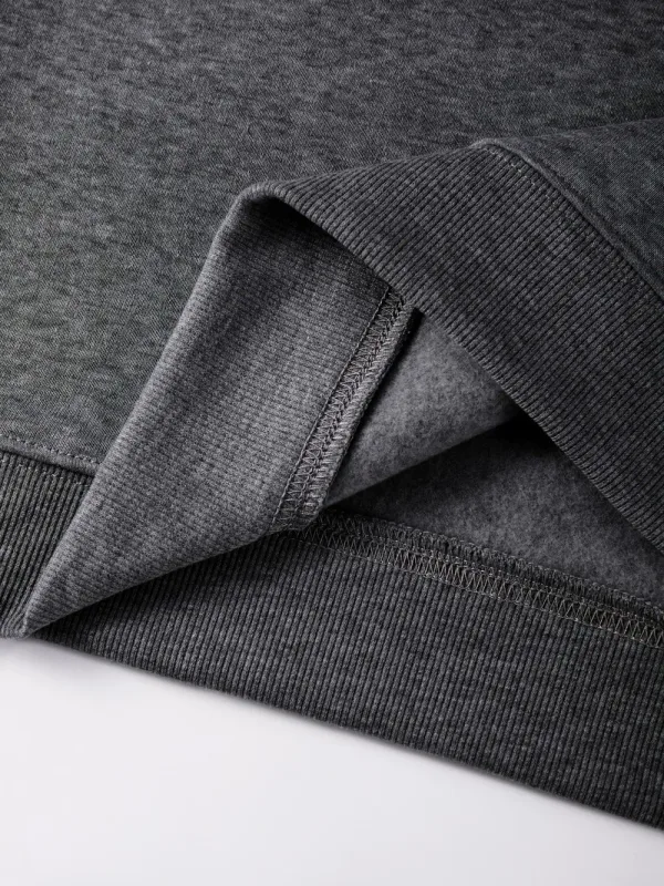 Solid Soft Pullovers Street Autumn Comfy Fleece Hoodies Office Jogging Loose Sweatshirts Casual Basics Daily Streetwear Of Men