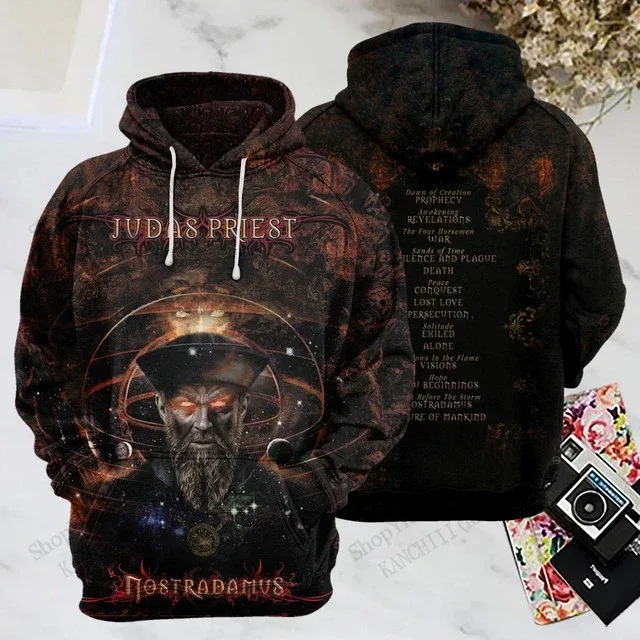 Rock Band Judas Priest 3d Print Hoodies Men Women Fashion Sports Hoodie Sweatshirt Coat Mens Sweats Men Clothes Comfort Moletom