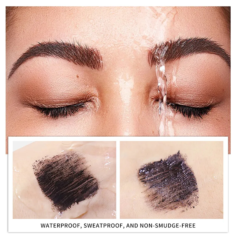 Eye Black Which Is Waterproof and Sweat Proof Can Hold Makeup Without Tingling and Can Create Natural and Slender Eyelashes