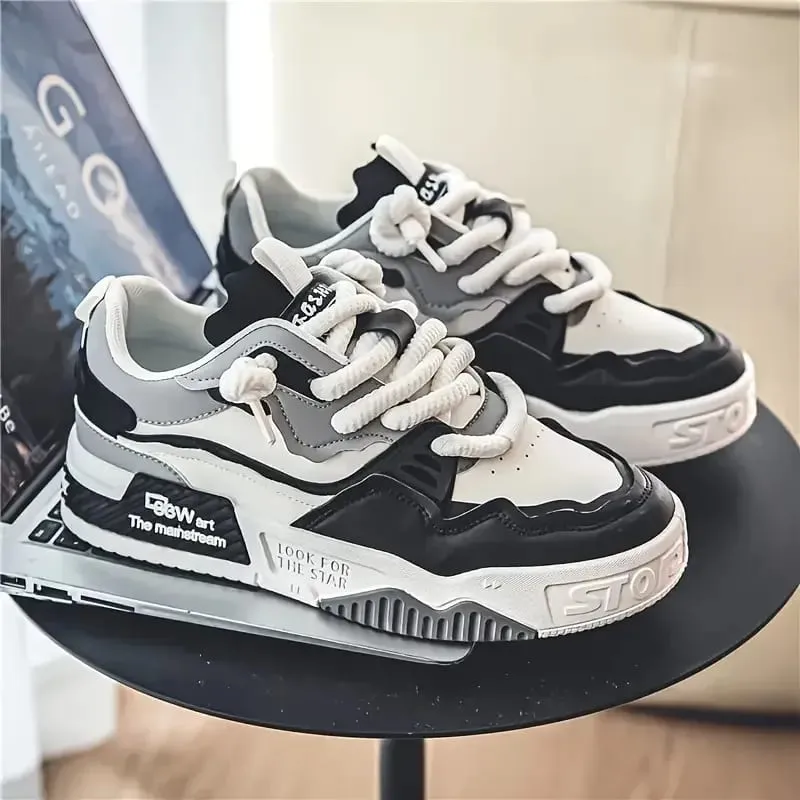 1 Pair of Men's Sports and Casual Shoes Outdoor Versatile Flat Shoes Trendy Vacation Casual Shoes