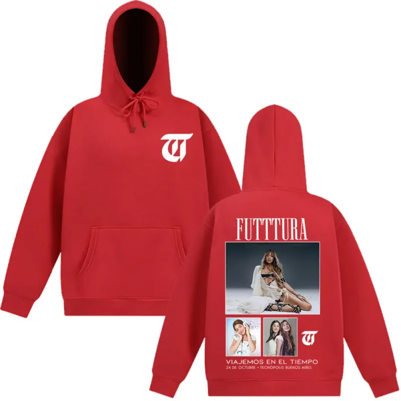 Singer TINI STOESSEL Futtura Album 2025 Tour Hoodie Men Women Aesthetic Trendy Sweatshirts Long-sleeved Loose Harajuku Pullover